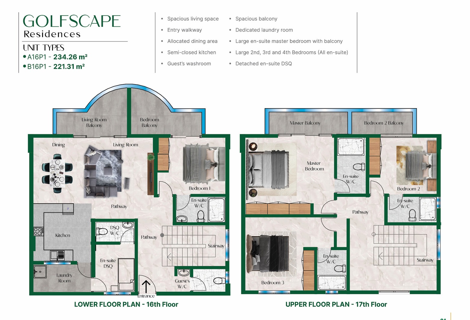 GOLFSCAPE RESIDENCES APARTMENTS & PENTHOUSES FOR SALE ON NGONG ROAD NAIROBI