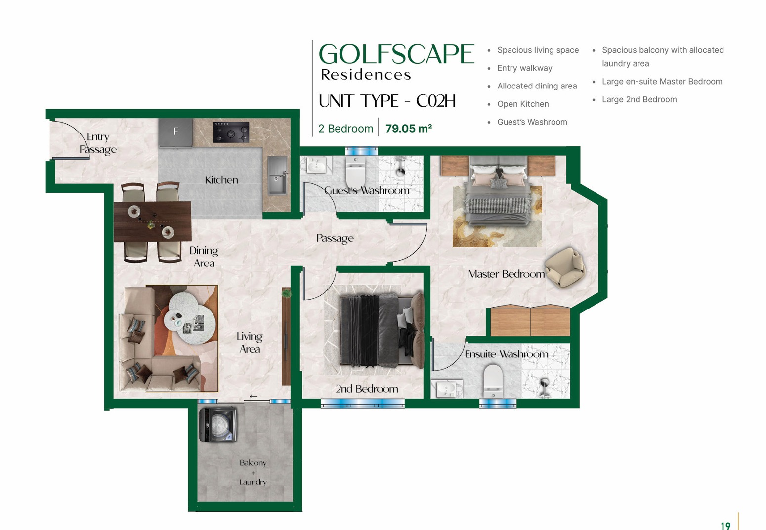 GOLFSCAPE RESIDENCES APARTMENTS & PENTHOUSES FOR SALE ON NGONG ROAD NAIROBI