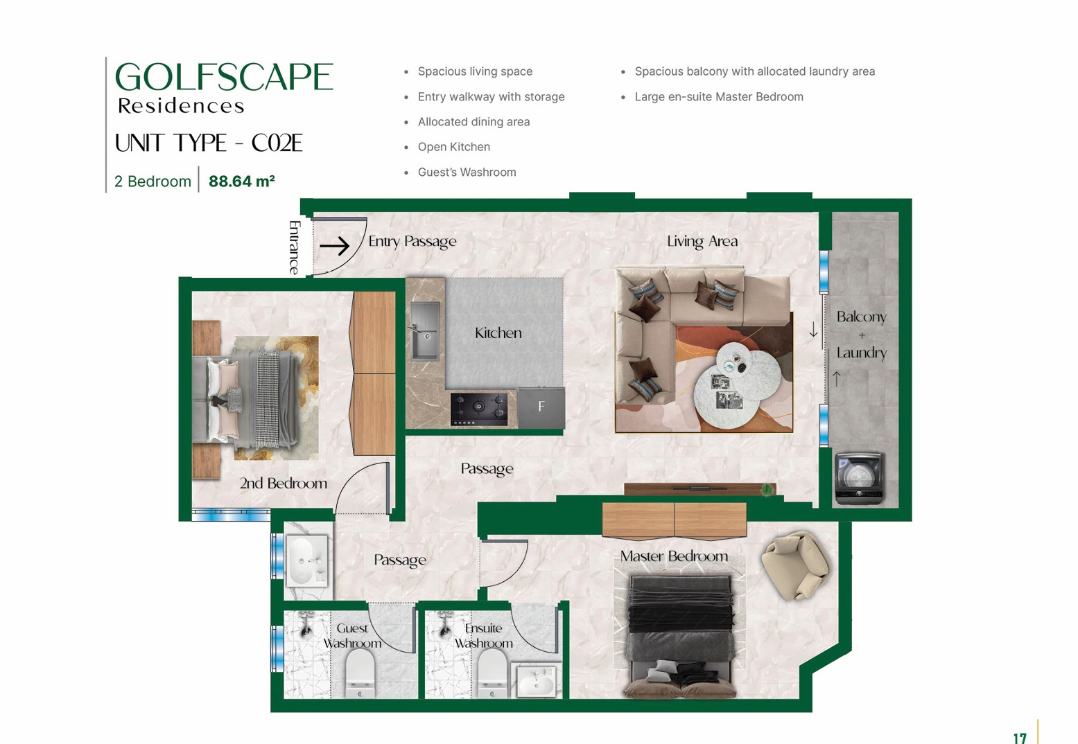 GOLFSCAPE RESIDENCES APARTMENTS & PENTHOUSES FOR SALE ON NGONG ROAD NAIROBI