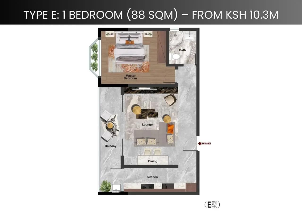 MODERN 1 & 2 BEDROOM APARTMENTS FOR SALE IN WESTLANDS – DIPLOMAT RESIDENCIES