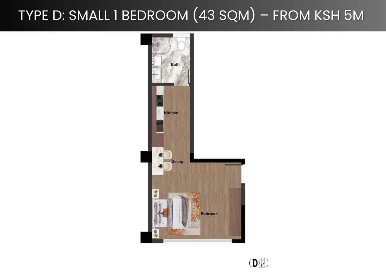MODERN 1 & 2 BEDROOM APARTMENTS FOR SALE IN WESTLANDS – DIPLOMAT RESIDENCIES