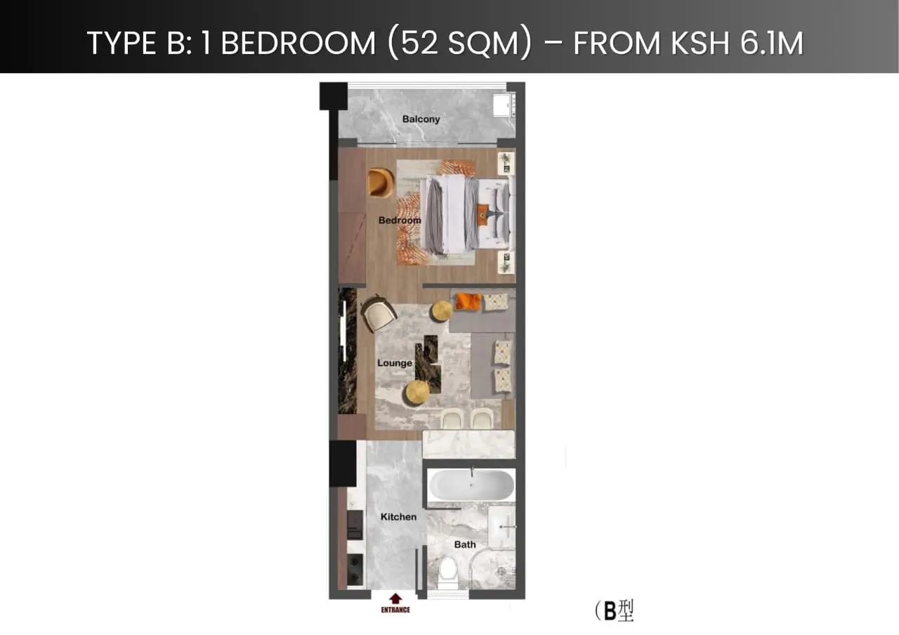 MODERN 1 & 2 BEDROOM APARTMENTS FOR SALE IN WESTLANDS – DIPLOMAT RESIDENCIES