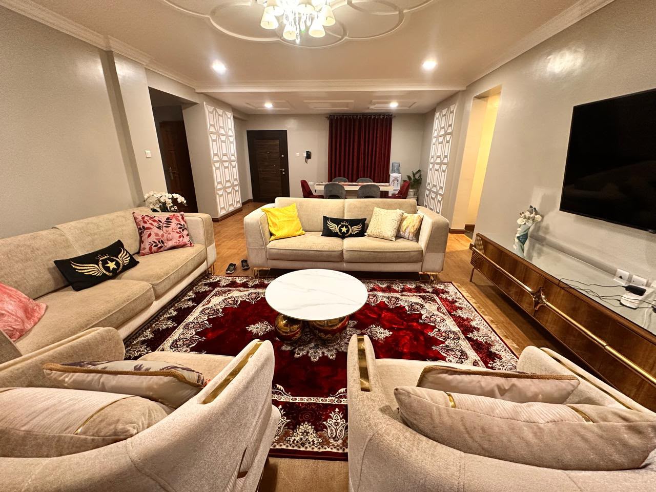 4 Bedroom Furnished Duplex Apartment + DSQ for Rent in Kilimani, Nairobi at KES 280,000/Month